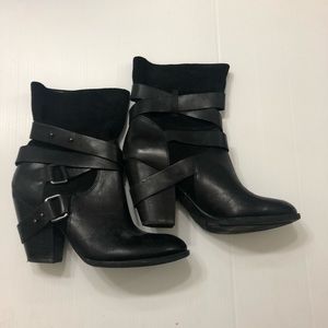 Guess black booties